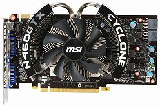 画像ギャラリー No.001のサムネイル画像 / MSI,OC仕様の1GB版GTX 460カード。想定売価2万5800円前後