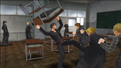 画像ギャラリー No.002のサムネイル画像 / 不良エリート校の頂点を目指すシリーズ最新作「喧嘩番長4〜一年戦争〜」の新情報を紹介