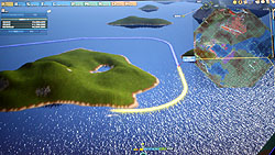 画像ギャラリー No.011のサムネイル画像 / 飛躍的なグラフィックスとゲーム性の向上を21m以上の大スクリーンで堂々公開,「A列車で行こう9」の製品発表会が国内最大級の“映画館”にて開催