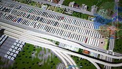 画像ギャラリー No.015のサムネイル画像 / 飛躍的なグラフィックスとゲーム性の向上を21m以上の大スクリーンで堂々公開,「A列車で行こう9」の製品発表会が国内最大級の“映画館”にて開催