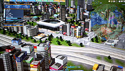 画像ギャラリー No.019のサムネイル画像 / 飛躍的なグラフィックスとゲーム性の向上を21m以上の大スクリーンで堂々公開,「A列車で行こう9」の製品発表会が国内最大級の“映画館”にて開催