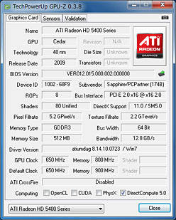 ꡼ No.011Υͥ / ־夫鲼ޤDX11פ¸GPUATI Radeon HD 5450פ3Dǽϡ
