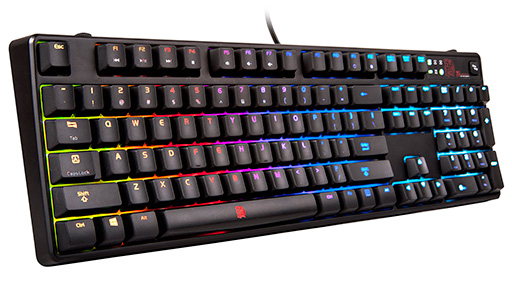 画像ギャラリー No.002のサムネイル画像 / フルカラーLED採用のゲーマー向けキーボード「POSEIDON Z RGB」が国内発売。予想実売価格は1万5000円強