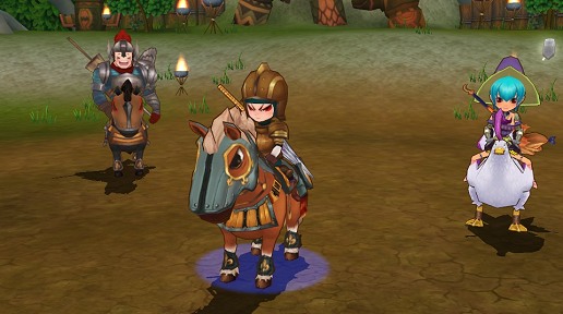 画像ギャラリー No.004のサムネイル画像 / ライディングバトルMMORPG「Knightage」,世界に先駆け本日よりオープンβテスト開始