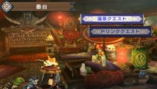 画像ギャラリー No.011のサムネイル画像 / たまにはゆっくり温泉も……ね。「モンスターハンターポータブル 3rd」の拠点「ユクモ村」の中心施設「浴場エリア」の情報が公開