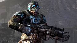 画像ギャラリー No.005のサムネイル画像 / 「Gears of War 3」カーマイン兄弟の長男は,弟と“同じような”末路を辿るのか? 運命はプレイヤーが購入する「Tシャツ」に託された!