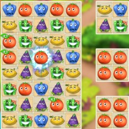 画像集#004のサムネイル/パズルゲーム「ベジ魔女ハラハラ奮闘記」がYahoo! Mobageでサービス開始