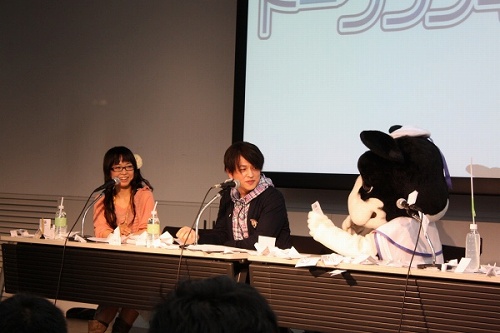 画像ギャラリー No.031のサムネイル画像 / クド役・鈴田美夜子さんがフレンチブルドッグの着ぐるみで登場。インターネットラジオ「ナツメブラザーズ(21)」の公開収録も行われた,“プロトタイプ ファン感謝デー2010”の模様をお届け