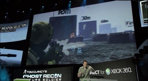 ꡼ No.006Υͥ / E3 2011KinectǤΥˡˡܡFPSGhost Recon: Future SoldierפΥץ쥤󤬸
