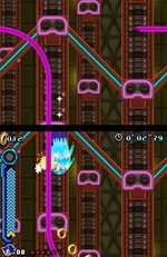 画像ギャラリー No.042のサムネイル画像 / 「ソニック カラーズ」最新情報。ネオンが派手に輝くエリア「スターライト カーニバル」や,Wii版とNDS版のマルチプレイの違いを紹介