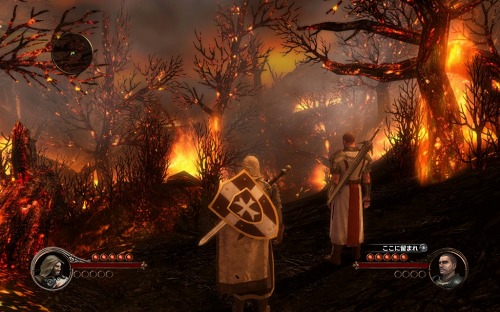 画像ギャラリー No.003のサムネイル画像 / いざ,聖杯を求めて旅に出よう。「ザ ファースト テンプラー」,ズーから8月12日に発売。二人のキャラを切り替えつつプレイするアクションADV