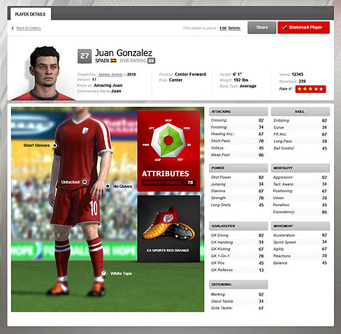 ꡼ No.002Υͥ / EA SPORTSFIFA 11פοǽCreation CenterפȯɽͥåȤ֤ȸ򴹲ǽ
