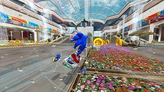 画像ギャラリー No.004のサムネイル画像 / キャラクターとシンクロしてレースを楽しもう。「Microsoft Kinect」対応の「ソニック フリーライダーズ」,直感的な操作方法をチェック