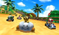 画像ギャラリー No.004のサムネイル画像 / 「マリオカート7」は,ジャイロセンサーや3D立体視との相性も抜群。空を飛び,海に潜り,まだまだ進化するシリーズ最新作のレビューを掲載