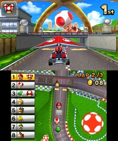 画像ギャラリー No.011のサムネイル画像 / 「マリオカート7」は,ジャイロセンサーや3D立体視との相性も抜群。空を飛び,海に潜り,まだまだ進化するシリーズ最新作のレビューを掲載
