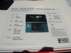 ꡼ No.007Υͥ / E3 20113DSεǽޤ줿METAL GEAR SOLID SNAKE EATER 3DפΥץ쥤ݡȤǺ