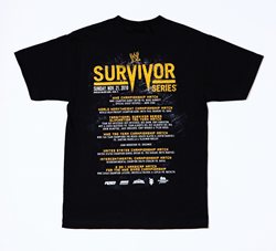 画像ギャラリー No.003のサムネイル画像 / WWEファン垂涎!「WWE SmackDown vs. Raw 2011」早期購入者特典は日本未発売の「サバイバーシリーズ」公式Tシャツだ