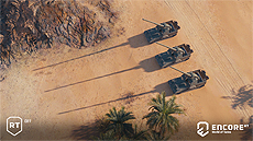 ���������꡼ No.011�Υ���ͥ������ / ��World of Tanks enCore RT Demo App���ۿ����ϡ�DX11�ʾ��б��Υ���ե��å��������ɤ�����Х쥤�ȥ�ˤ�뱢��ɽ�����ǧ��ǽ