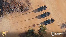 ���������꡼ No.012�Υ���ͥ������ / ��World of Tanks enCore RT Demo App���ۿ����ϡ�DX11�ʾ��б��Υ���ե��å��������ɤ�����Х쥤�ȥ�ˤ�뱢��ɽ�����ǧ��ǽ
