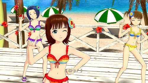 画像ギャラリー No.036のサムネイル画像 / 「アイドルマスター2」のDLC第5弾となる「カタログ第05号」は,2011年7月1日に配信開始。夏は水着でラブミサイルを全弾発射。プロモーションムービーも掲載