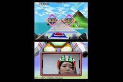 画像ギャラリー No.006のサムネイル画像 / 任天堂,カメラに映る顔でハンググライダーを操作する異色のアクション「カメラであそぶ 顔グライダー」をDSiウェアとして7月28日より配信開始