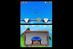 画像ギャラリー No.010のサムネイル画像 / 任天堂,カメラに映る顔でハンググライダーを操作する異色のアクション「カメラであそぶ 顔グライダー」をDSiウェアとして7月28日より配信開始