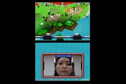 画像ギャラリー No.011のサムネイル画像 / 任天堂,カメラに映る顔でハンググライダーを操作する異色のアクション「カメラであそぶ 顔グライダー」をDSiウェアとして7月28日より配信開始