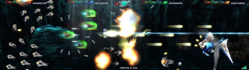 画像ギャラリー No.022のサムネイル画像 / 本日稼働開始のAC「ダライアスバースト アナザークロニクル」,“アイアンフォスル味”も堪能できた,稼働開始イベントレポート