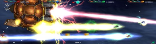 画像ギャラリー No.024のサムネイル画像 / 本日稼働開始のAC「ダライアスバースト アナザークロニクル」,“アイアンフォスル味”も堪能できた,稼働開始イベントレポート