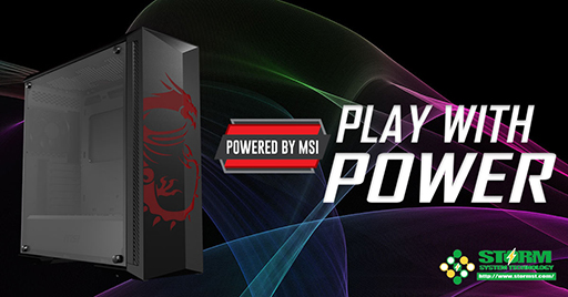 画像ギャラリー No.001のサムネイル画像 / Storm,マザーやグラフィックスカード,PCケースをMSI製で統一したゲームPCを発売