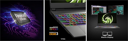 画像ギャラリー No.006のサムネイル画像 / MSI,世界初の「Radeon RX 5500M」搭載ゲームノートPC「Alpha 15」を国内発売。価格は税込15万5000円前後