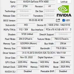 ꡼ No.006Υͥ / PRMSIΡGeForce RTX 4080 16GB SUPRIM XפϡⵡǽĹǽRTX 4080ɤʤֲͤꡪ