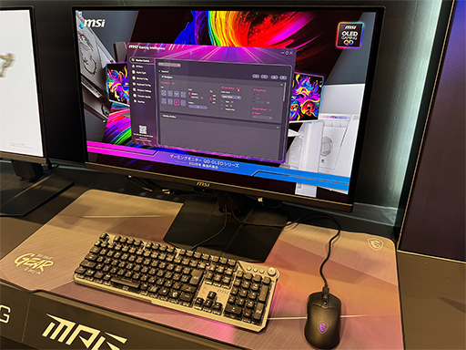 画像ギャラリー No.004のサムネイル画像 / 500Hz表示に対応した量子ドット有機ELパネル採用27型モデルなど,MSIが国内発売予定のゲーマー向けディスプレイを公開