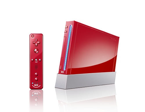 画像ギャラリー No.002のサムネイル画像 / 任天堂,スーパーマリオ25周年仕様“赤色”のWii本体を11月11日に発売。モーションプラスとリモコンが一つになったWiiリモコンプラスも同日発売