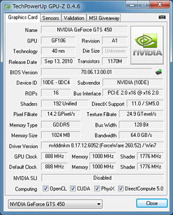 ꡼ No.005Υͥ / GeForce GTS 450פSLIưڡ1Υ2ˤޥGPUưβͤͤ