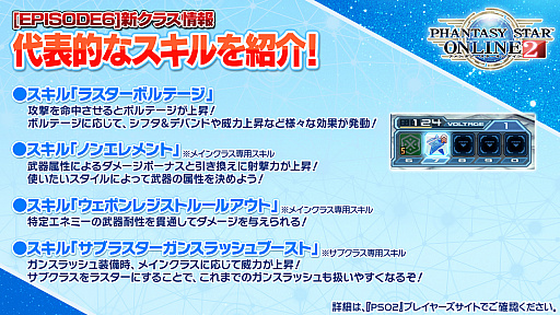 画像ギャラリー No.007のサムネイル画像 / 「PSO2」第4の後継クラス,“ラスター”の詳細が明らかに。武器属性によって戦闘スタイルが3種に変化するガンスラッシュ使い