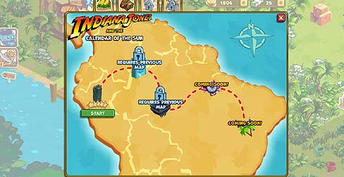 画像ギャラリー No.003のサムネイル画像 / Zyngaがサービス中の「AdventureWorld」とインディ・ジョーンズがコラボ