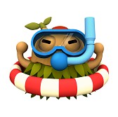 画像ギャラリー No.002のサムネイル画像 / 「PixelJunk モンスターズオンライン」に夏マップが追加。限定アイテムも