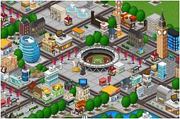 画像ギャラリー No.002のサムネイル画像 / 「オリンピックゲームシティ」がFacebookに登場。自分だけの街を作ろう
