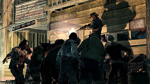 画像ギャラリー No.003のサムネイル画像 / 「レッド・デッド・リデンプション:アンデッド・ナイトメア」が2011年2月10日発売。西部の街を襲ったゾンビの大群が,いよいよ日本上陸