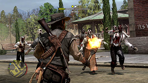 画像ギャラリー No.002のサムネイル画像 / 「レッド・デッド・リデンプション:アンデッド・ナイトメア」の最新情報および画像公開。ゾンビの大群から町を守るには,何をどうすればいいのか