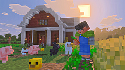 画像ギャラリー No.001のサムネイル画像 / 「Minecraft」動物の子どもたちのデザインを一新し，よりかわいらしく。ニワトリの子どもは，ついに「ひよこ」になって登場