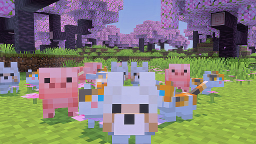 画像ギャラリー No.007のサムネイル画像 / 「Minecraft」動物の子どもたちのデザインを一新し，よりかわいらしく。ニワトリの子どもは，ついに「ひよこ」になって登場