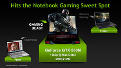 ꡼ No.003Υͥ / COMPUTEXNVIDIAGeForce GTX 560MפȯɽGeForce 500M꡼GTXǥ