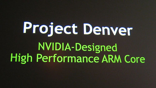 ꡼ No.005Υͥ / NVIDIAARM١GPU緿CPUɳȯײProject Denverפ餫