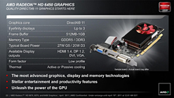 画像ギャラリー No.003のサムネイル画像 / AMD,「Radeon HD 6670・6570・6450」を発表。Radeon HD 6000シリーズが上から下まで出揃う