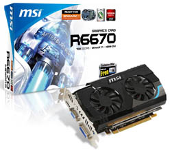 画像ギャラリー No.001のサムネイル画像 / MSI製のHD 6670カード,刷新。ファン回転数制御機能が改善される