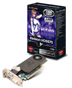画像ギャラリー No.001のサムネイル画像 / アスク,Low Profile対応のSapphire製HD 6670搭載カードを発売