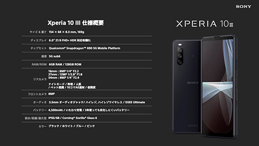 ꡼ No.022Υͥ / ˡޥۡXperia 1 IIIפXperia 10 IIIפȯɽϥɤ5GΥߥȤˤб
