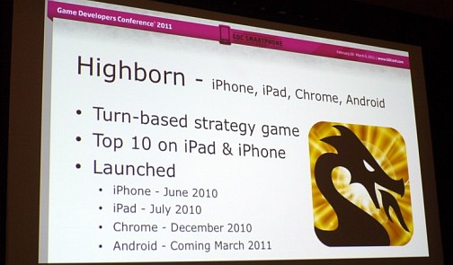 ꡼ No.002Υͥ / GDC 2011ϥޡȥեȥƥȤϲHighborneפõҥåȤװ